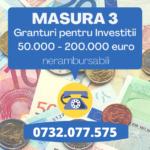Masura 3 granturi pentru investitii