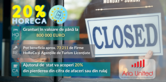 Granturi pentru Horeca 20%