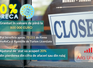 Granturi pentru Horeca 20%