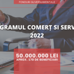 Programul Comerț si Servicii 2022